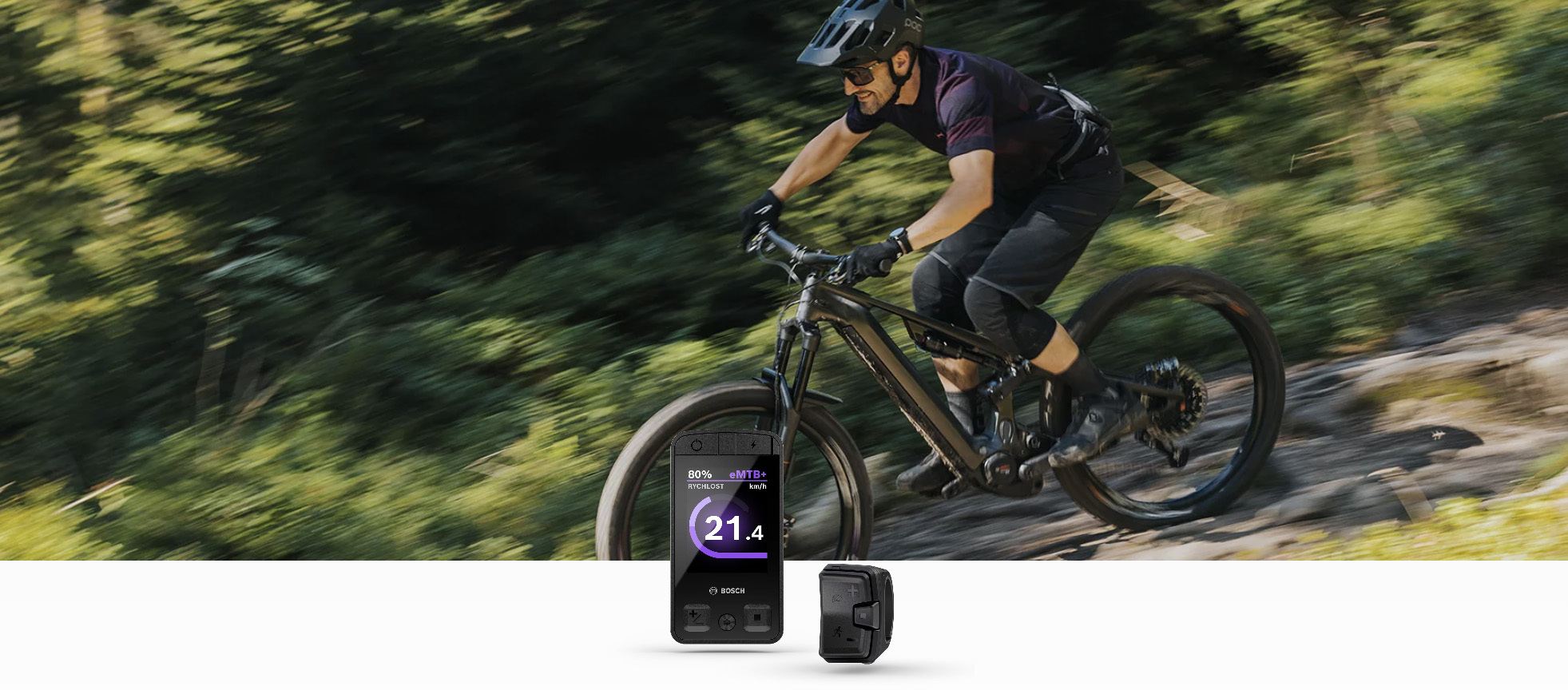 Integrovaný. Dynamický. Robustní. Kiox 400C je perfektní displej na trail. Nenápadně integrovaný do rámu a zároveň plný funkcí. Je pevně uložen v horní trubce a optimálně chráněn před nárazy a otřesy.

&nbsp;
