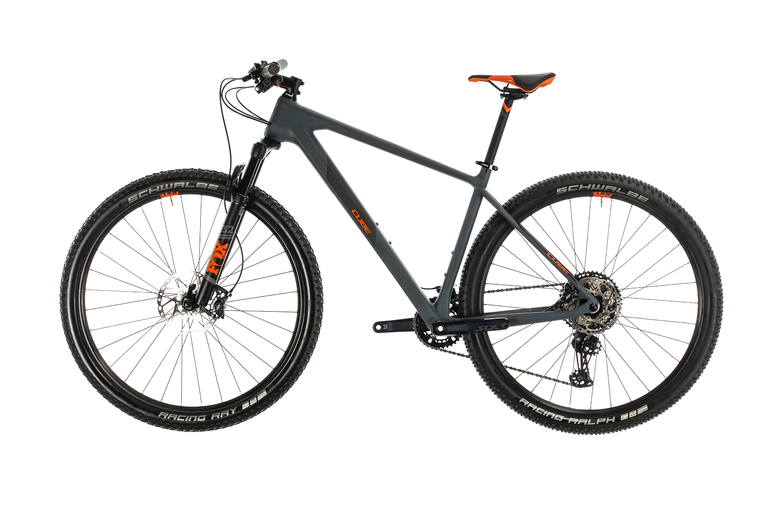 Cube horsk kolo REACTION C 62 RACE 2x12 grey orange Bezvakolo
