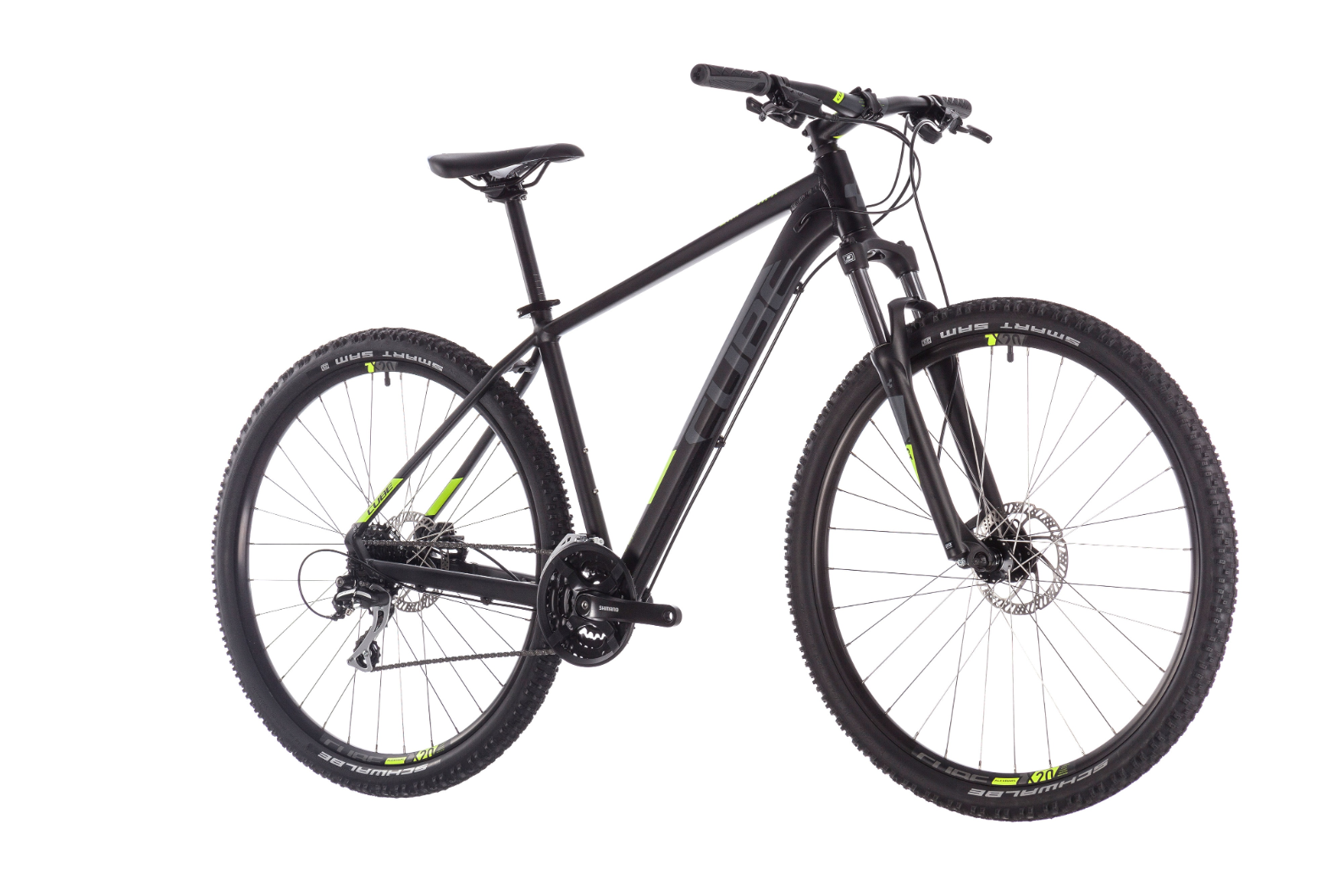 Cube Aim Pro Black N Flashyellow 2018 www.bezvakolo.cz