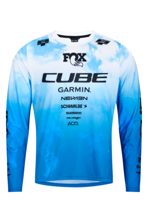 Cube dres VERTEX ROUND NECK X ACTIONTEAM L/S topas blue