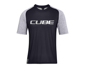 Cube dres VERTEX ROUND NECK JERSEY S/S black