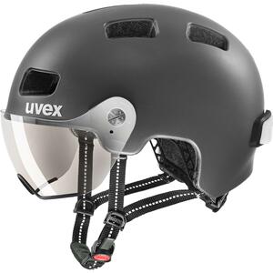 Uvex helma RUSH VISOR dark silver mat