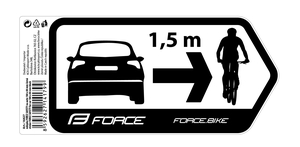 Force nálepka SAFETY na auto 184 x 84 mm