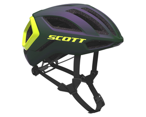 Scott cyklistická helma CENTRIC PLUS prism green/radium yellow