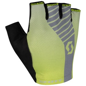Scott cyklistické rukavice ASPECT GEL SF sulphur yellow/light grey