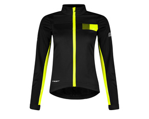 Force bunda FROST LADY softshell, černo-fluo