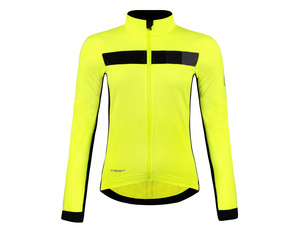 Force bunda FROST LADY softshell, černo-fluo