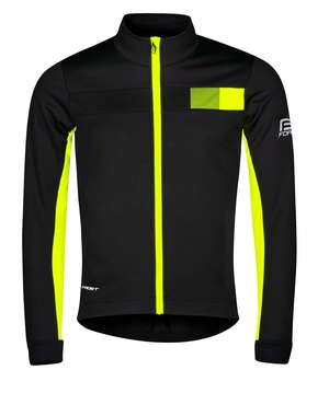 Force bunda FROST softshell, černo-fluo