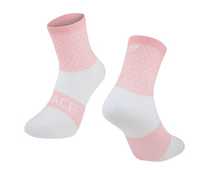 Force ponožky TRACE růžovo-bílé