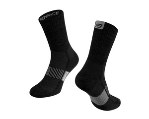 Force ponožky NORTH, černo-šedé