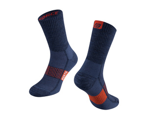 Force ponožky NORTH, modro-oranžové