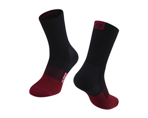 Force ponožky FLAKE, černo-bordo