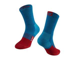 Force ponožky FLAKE, modro-červené