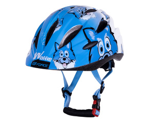 Force helma WOLFIE dětská, modro-bílá