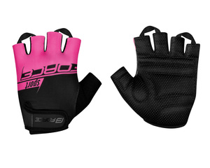 Force rukavice SPORT černo-růžové