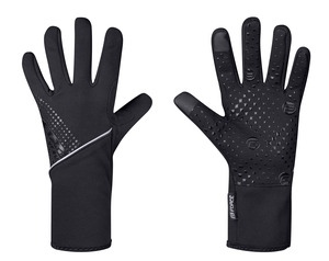 Force rukavice VISION softshell, jaro-podzim, černé