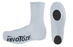 Velotoze návleky treter ROAD latex vysoké, bílé