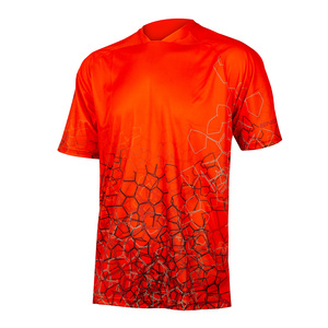 Endura dres SingleTrack Print Tee LTD červený paprika