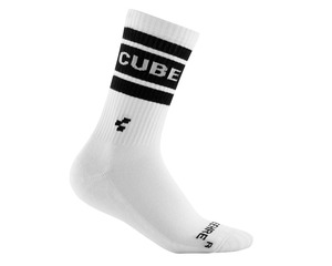 Cube ponožky AFTER RACE HIGH CUT white black