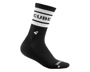 Cube ponožky AFTER RACE HIGH CUT black white