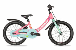 Head dětské kolo JUNIOR GIRL 16 pink/mint