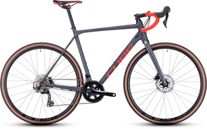 Cube cyklokrosové kolo CROSS RACE PRO grey red