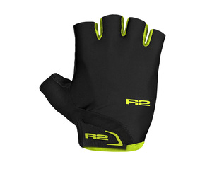 R2 rukavice RILEY černo/neon žlutá