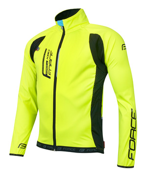 Force bunda X80 tenký softshell, UNI, fluo