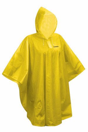 Force poncho dětské nepromokavé, žluté XS-M