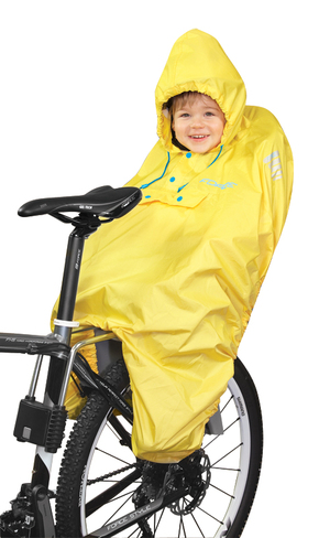 Force PONCHO žluté - pláštěnka na dítě v sedačce