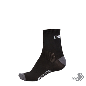 Endura ponožky BAABAA Merino Socks 2x
