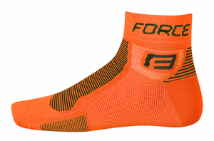 Force ponožky FORCE1 oranžovo-černé