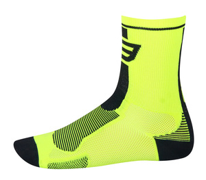 Force ponožky LONG,  fluo-černé