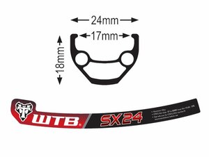 WTB ráfek 26 WTB SX-24 disc 32děr bílý