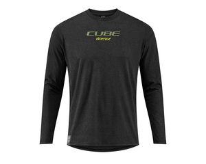 Cube dres MTB Round Neck Jersey FLOW L/S black