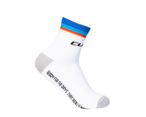 Cube ponožky MID CUT ROAD/XC Teamline white