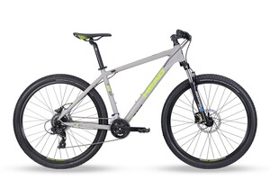 Head horské kolo TROY II grey matt/green