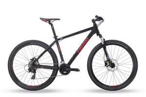 Head horské kolo TROY II black matt/red
