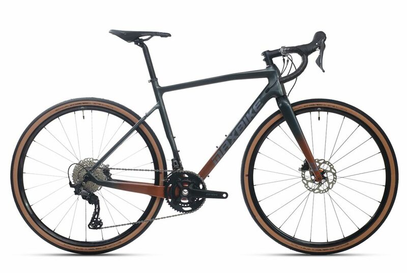 Maxbike gravel kolo GRAFEN šedo/hnědé