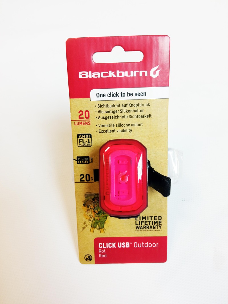 Blackburn zadní USB blikačka Click