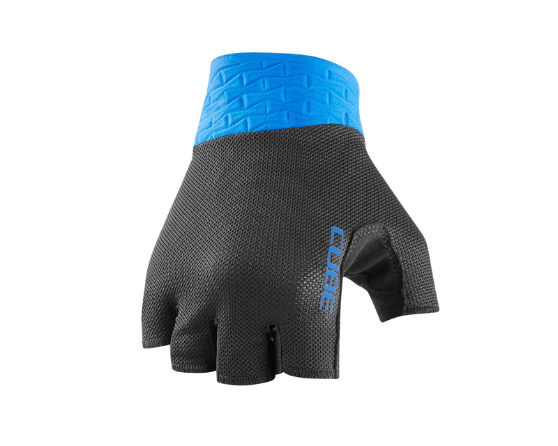 Cube rukavice PERFORMANCE SHORT FINGER black blue