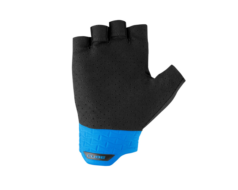 Cube rukavice PERFORMANCE SHORT FINGER black blue