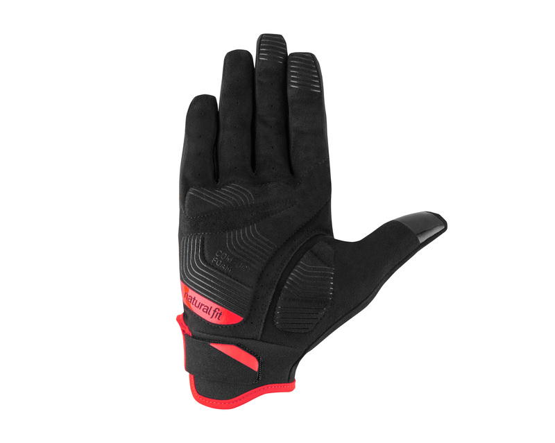 Cube rukavice LONG FINGER X NF black red