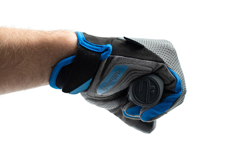 Cube rukavice GLOVES LONG FINGER X NF grey blue