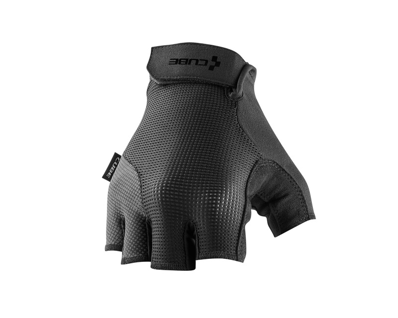 Cube rukavice GLOVES CMPT COMFORT SHORT FINGER black grey