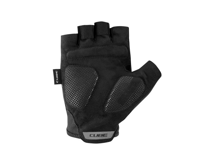 Cube rukavice GLOVES CMPT COMFORT SHORT FINGER black grey