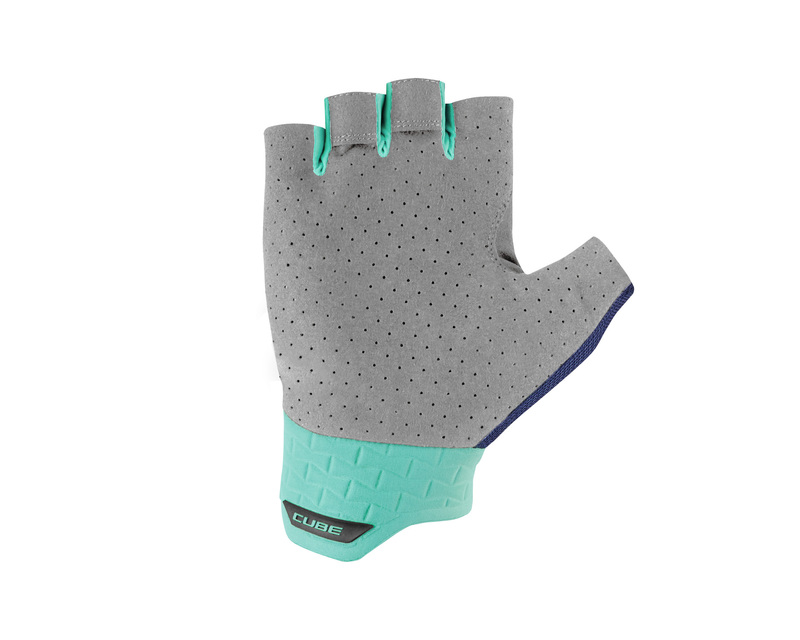 Cube rukavice GLOVES PERFORMANCE SHORT FINGER blue mint