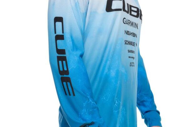 Cube dres VERTEX ROUND NECK X ACTIONTEAM L/S topas blue