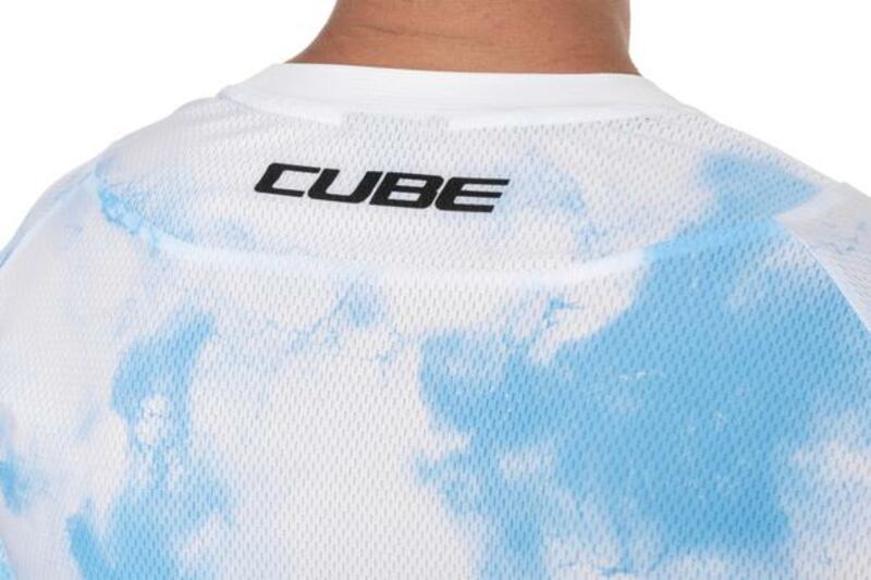 Cube dres VERTEX ROUND NECK X ACTIONTEAM L/S topas blue