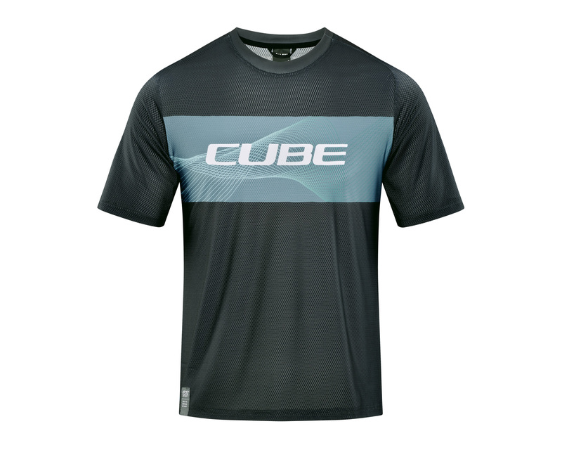Cube dres VERTEX ROUND NECK S/S grey mint